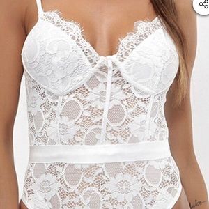 NWT cupshe lace bodysuit! “Teddy”